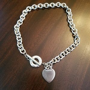 Tiffany & Co Toggle Heart Necklace